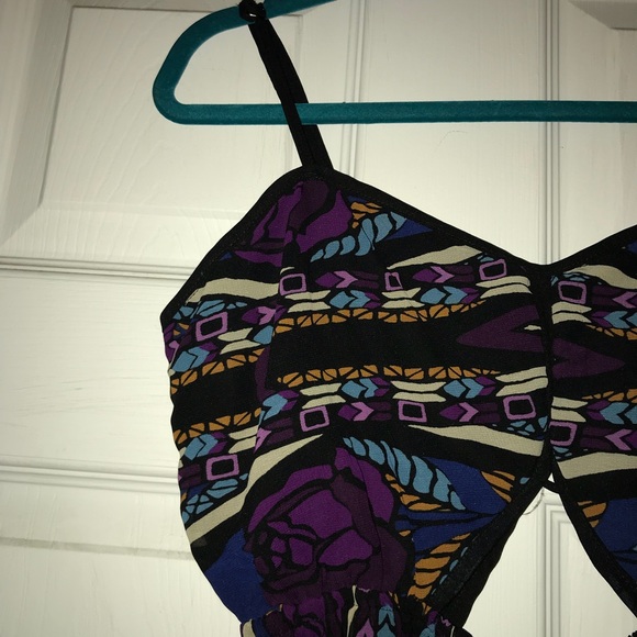 Multicolored dress with cutouts - Picture 2 of 4